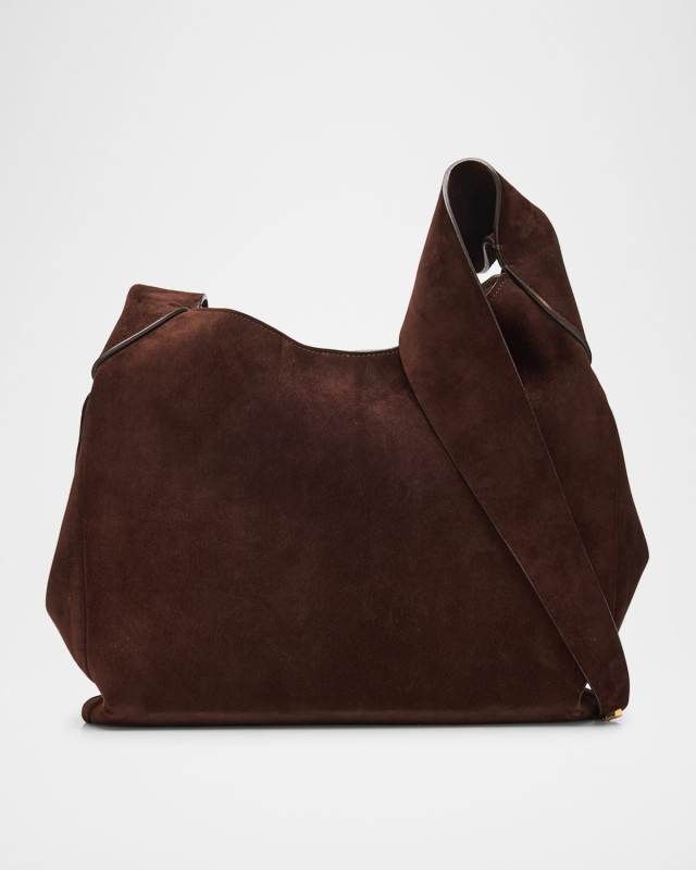Suede Hobo Bag
